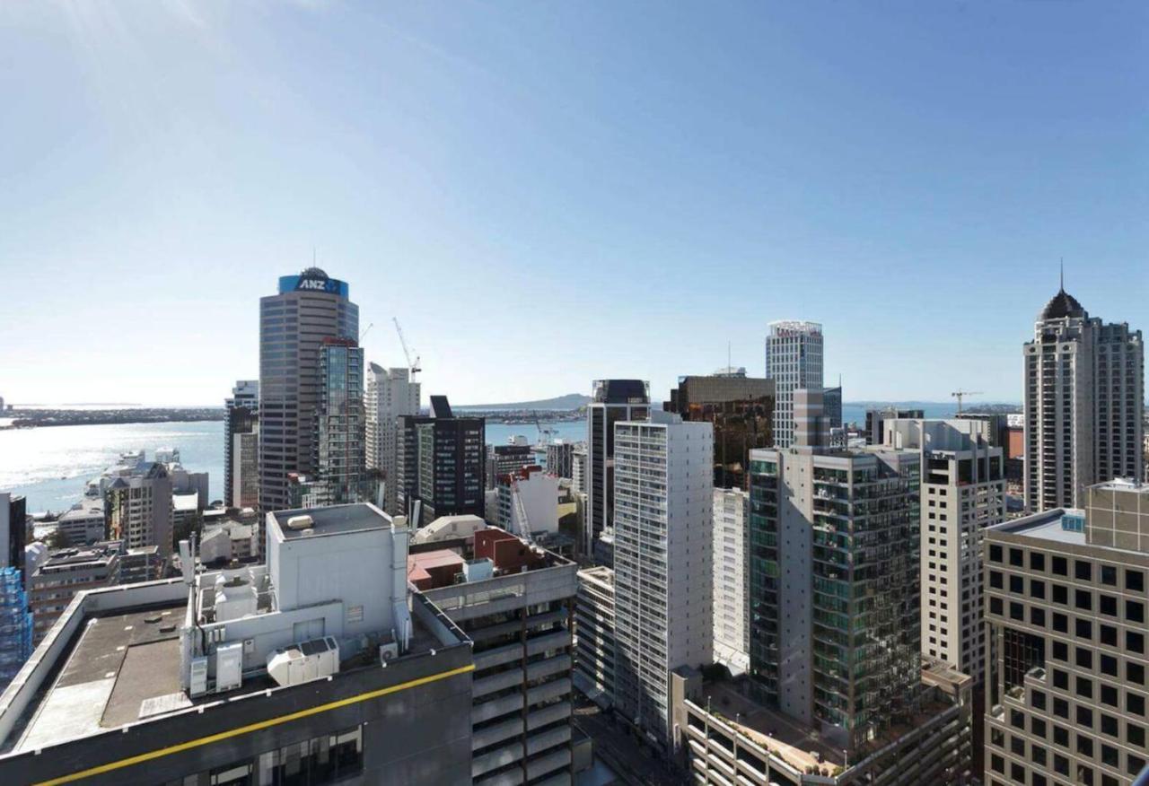 Modern 2 Bedroom Apartment 1 Minute To Skytower โอ๊คแลนด์ ภายนอก รูปภาพ